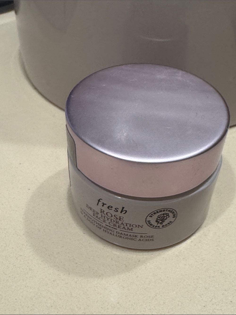 fresh Rose Deep Hydration Face Cream - Metallic Pink Lid